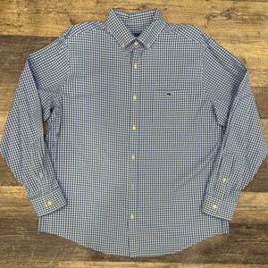 Vineyard Vines Blue Gingham Men’s Shirt